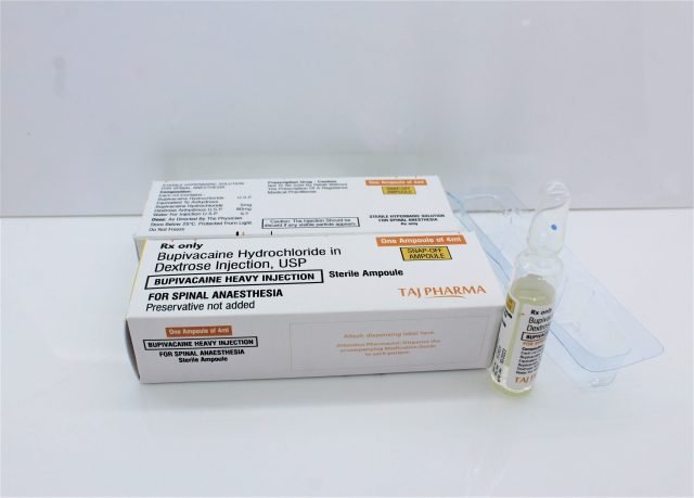 Bupivacaine Hydrochloride with Dextrose Injection USP 0.5%