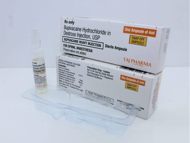 Bupivacaine Hydrochloride with Dextrose Injection USP 0.5%