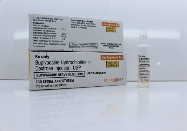 Bupivacaine Hydrochloride with Dextrose Injection USP 0.5%