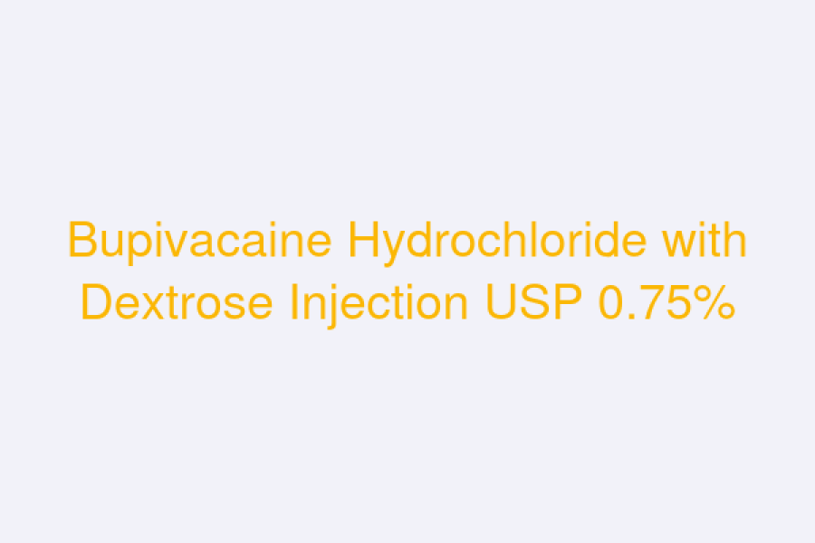 Bupivacaine Hydrochloride with Dextrose Injection USP 0.75%