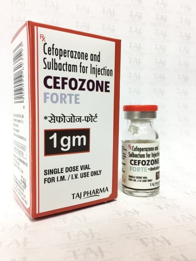Cefoperazone & Sulbactam for Injection 1gm