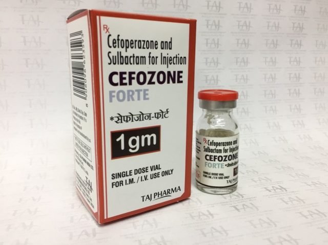 Cefoperazone & Sulbactam for Injection 1gm