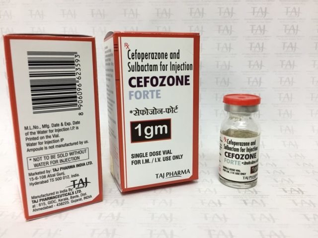 Cefoperazone & Sulbactam for Injection 1gm