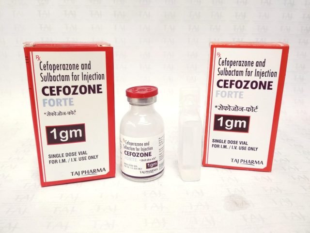 Cefoperazone Sodium and Sulbactam Sodium for Injection (CEFOZONE FORTE) 1G