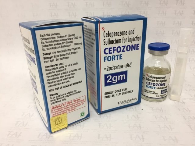 Cefoperazone & Sulbactam for Injection 2gm