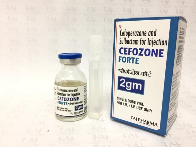 Cefoperazone & Sulbactam for Injection 2gm