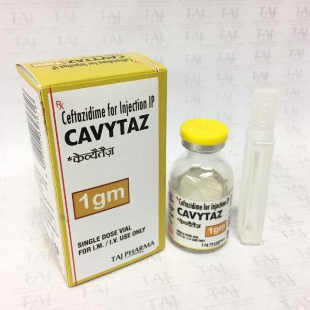 Ceftazidime for Injection IP 1gm (CAVYTAZ)