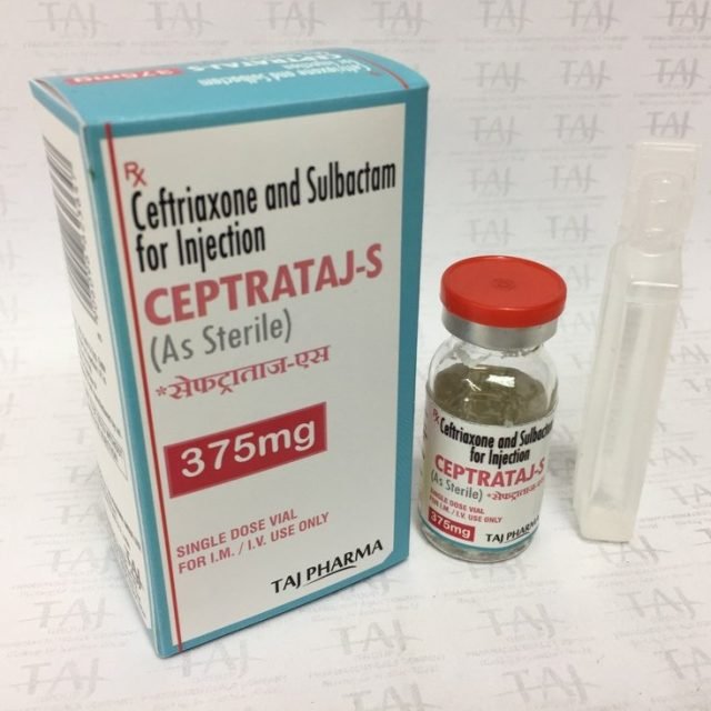 Ceftriaxone & Sulbactam for Injection 375mg (CEPTRATAJ -S)