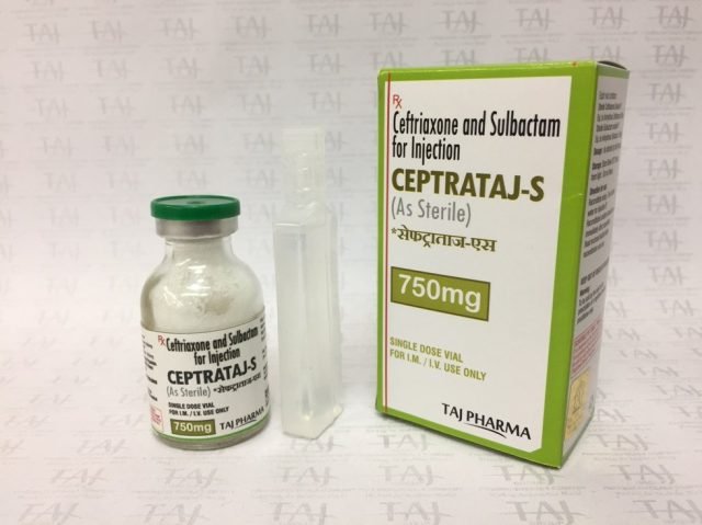 Ceftriaxone & Sulbactam for Injection 750mg