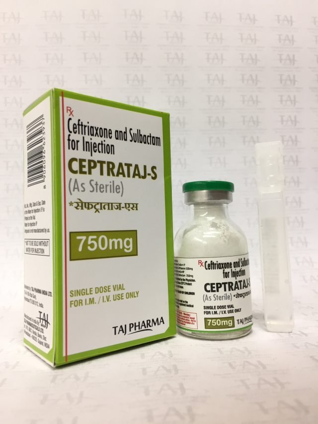 Ceftriaxone & Sulbactam for Injection 750mg