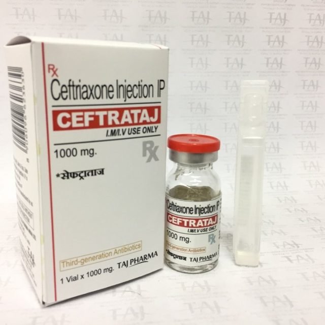 Ceftriaxone Injection IP 1gm (CEFTRATAJ)