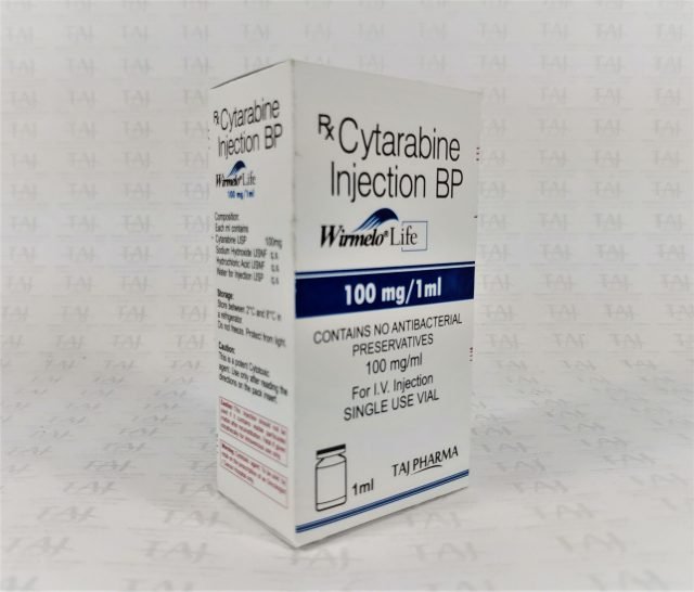 Cytarabine Injection BP 100mg/1ml Taj Pharmaceuticals 