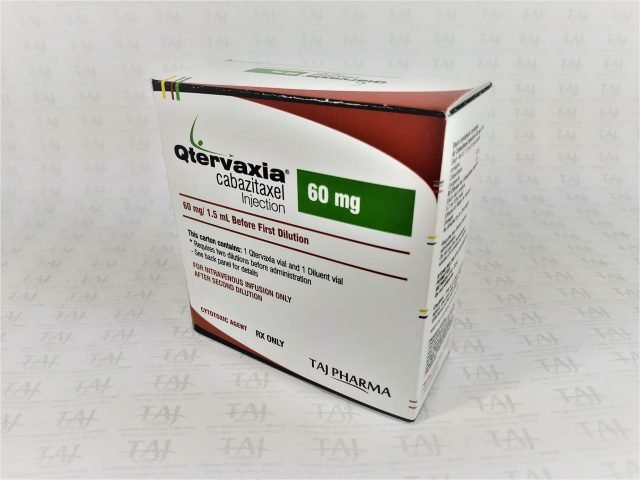Cabazitaxel 60mg/1.5ml concentrate and solvent for solution for infusion Taj Pharma