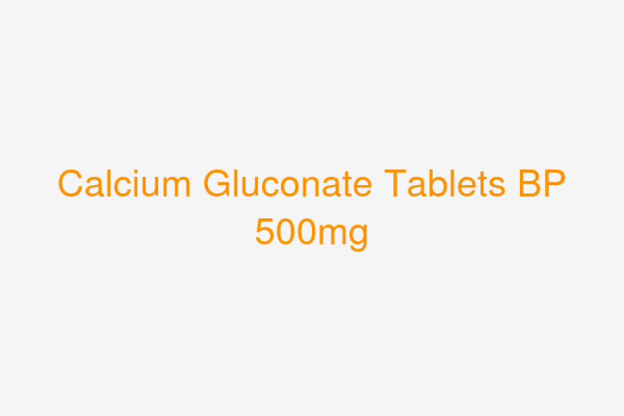 Calcium Gluconate Tablets BP 500mg