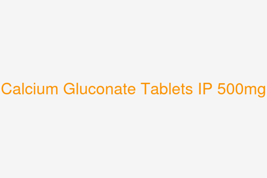 Calcium Gluconate Tablets IP 500mg