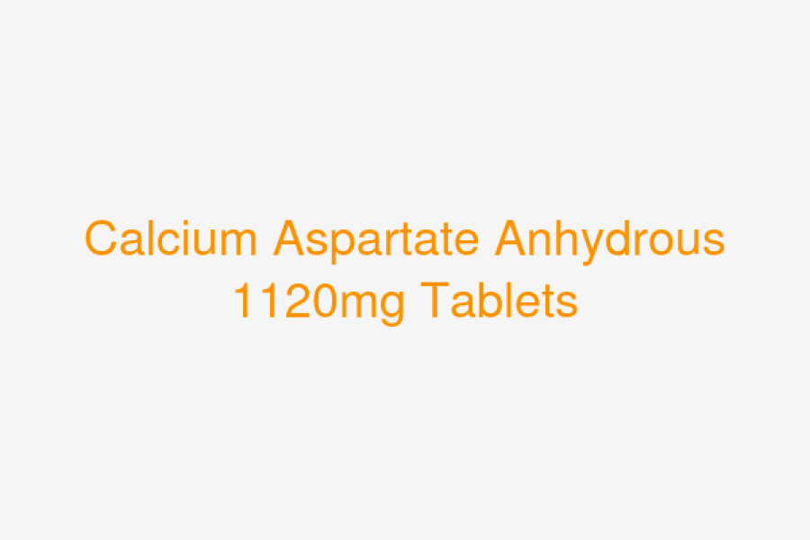 Calcium Aspartate Anhydrous 1120mg Tablets