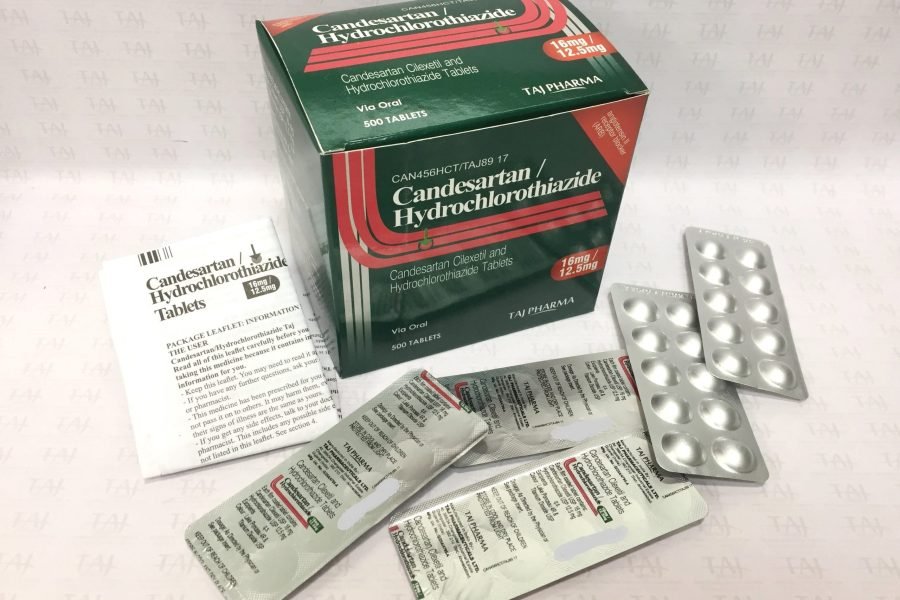 Candesartan Cilexetil and Hydrochlorothiazide Tablets 16mg/12.5mg Taj Pharma