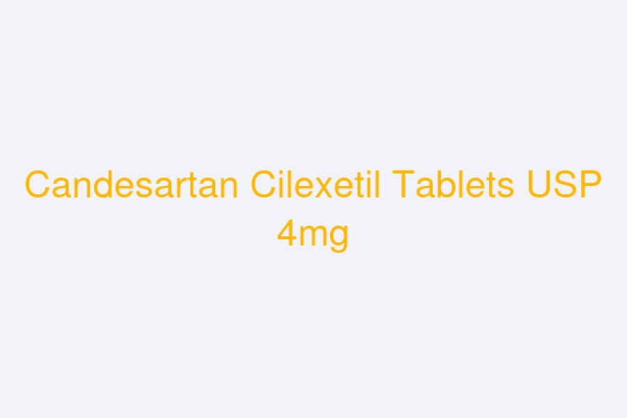 Candesartan Cilexetil Tablets USP 4mg