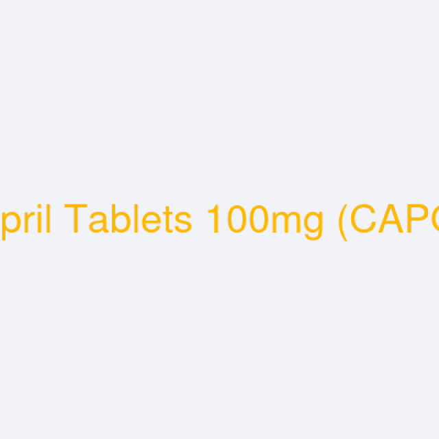 Captopril Tablets 100mg (CAPOTAJ)