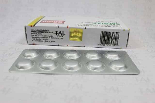  Captopril Tablets 50mg Taj Pharmaceuticals Mumbai LTD