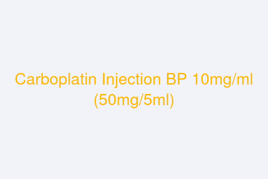 Carboplatin Injection BP 10mg/ml (50mg/5ml)