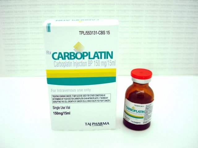 Carboplatin Injection BP 10mg/ml (150mg/15ml)