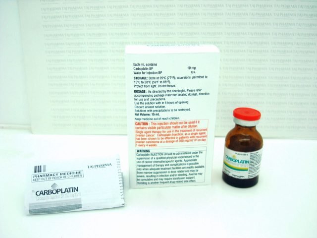 Carboplatin Injection BP 10mg/ml (150mg/15ml)