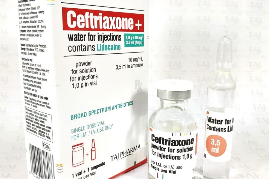 Ceftriaxone Sodium + Lidocaine – Powder for Injection