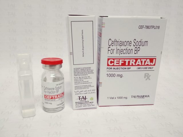 Ceftriaxone Sodium For Injection BP 1 Gram