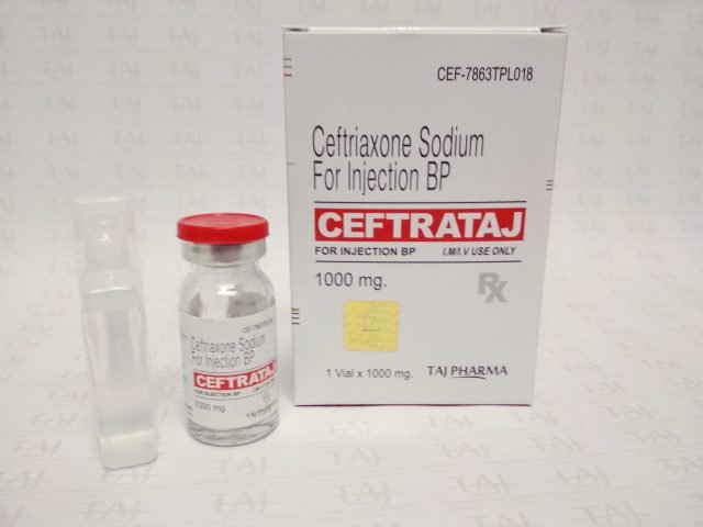 Ceftriaxone Sodium For Injection BP 1 Gram
