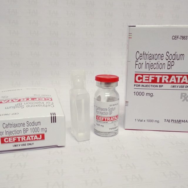 Ceftriaxone Sodium For Injection BP 1 Gram