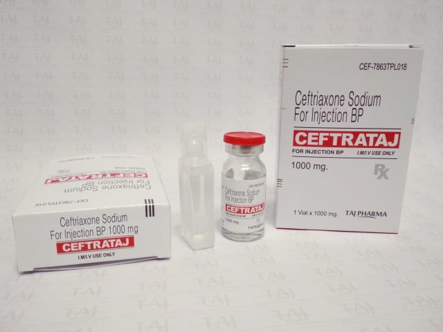 Ceftriaxone Sodium For Injection BP 1 Gram