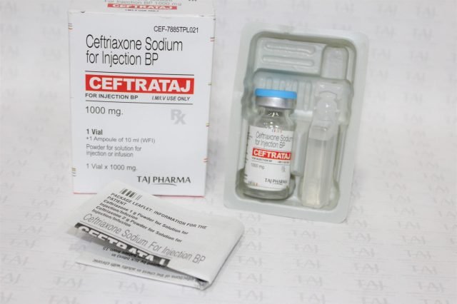 Ceftriaxone Sodium for Injection BP 1gm (CEFTRATAJ)