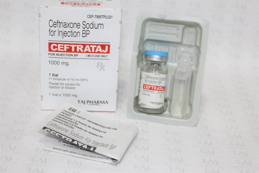 Ceftriaxone Sodium for Injection BP 1gm (CEFTRATAJ)