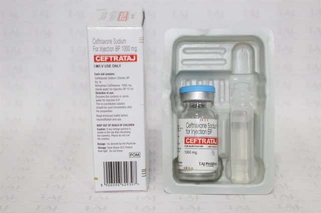 Ceftriaxone Sodium for Injection BP 1gm