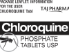 Chloroquine phosphate Tablets USP 500mg Taj Pharma