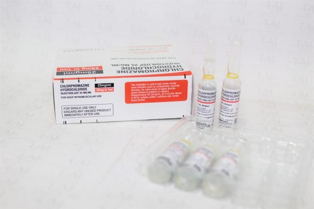 Chlorpromazine Hydrochloride Injection USP 25mg/ml