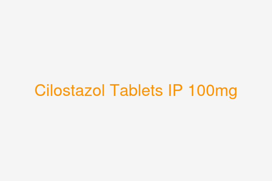 Cilostazol Tablets IP 100mg