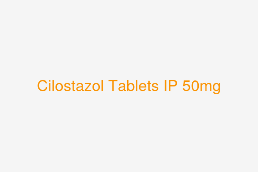 Cilostazol Tablets IP 50mg