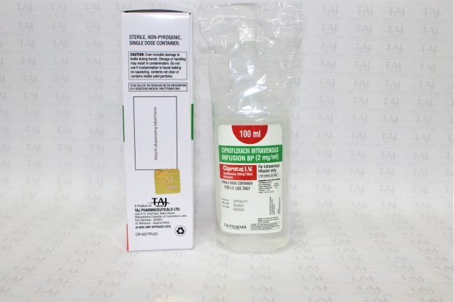 Ciprofloxacin Intravenous Infusion BP 2mg/ml 