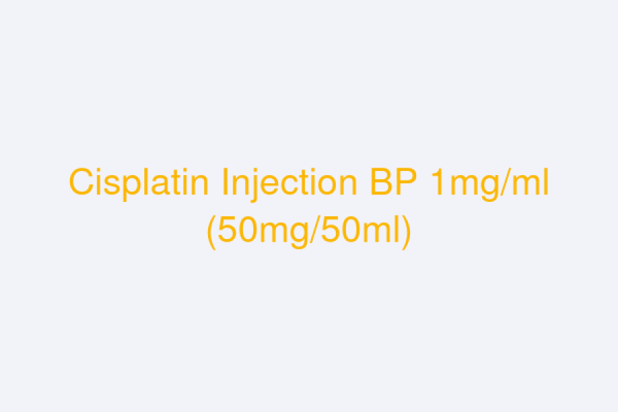 Cisplatin Injection BP 1mg/ml (50mg/50ml)
