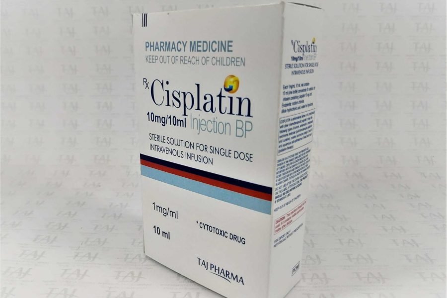 Cisplatin Injection BP 10mg/10ml infusion Taj Pharma