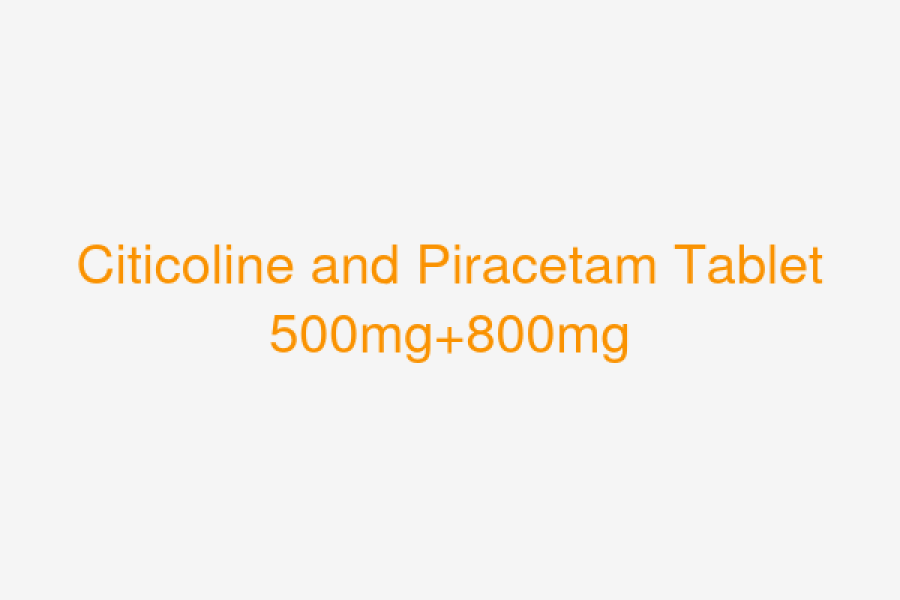 Citicoline and Piracetam Tablet 500mg+800mg