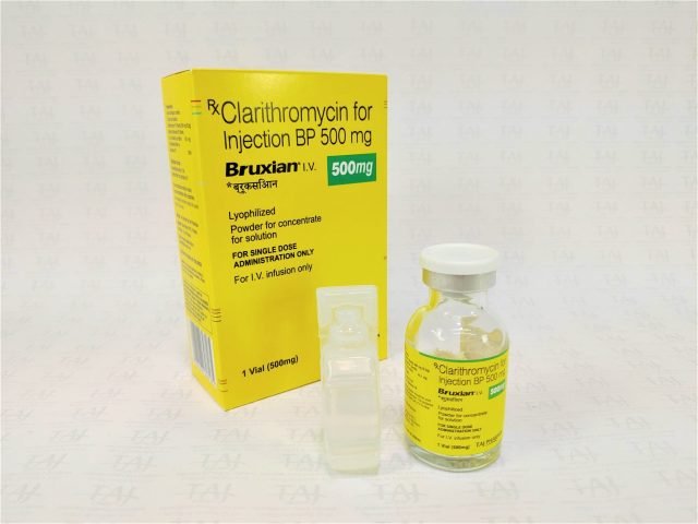 Clarithromycin for Injection BP 500mg