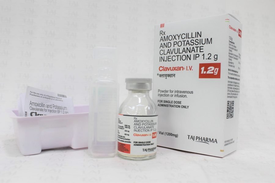 Amoxicillin and Potassium Clavulanate Injection IP 1.2g (Clavuxan)