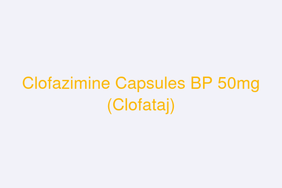 Clofazimine Capsules BP 50mg (Clofataj)