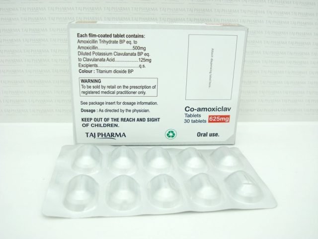 Co-amoxiclav 625mg Tablets 