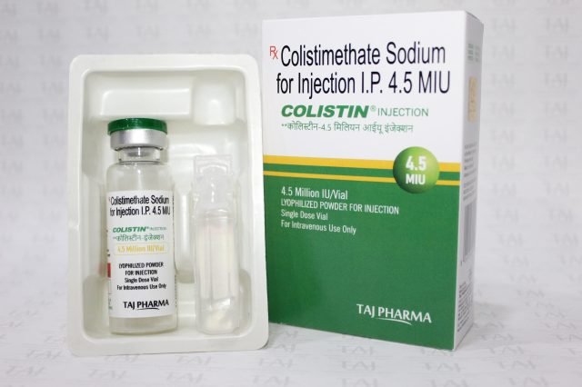 Colistimethate Sodium for Injection I.P. 4.5MIU