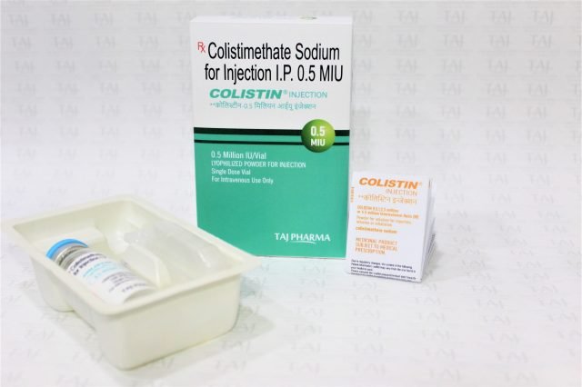 Colistimethate Sodium for Injection I.P. 0.5MIU