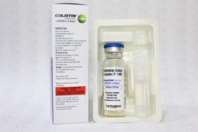 Colistimethate Sodium for Injection I.P. 1MIU